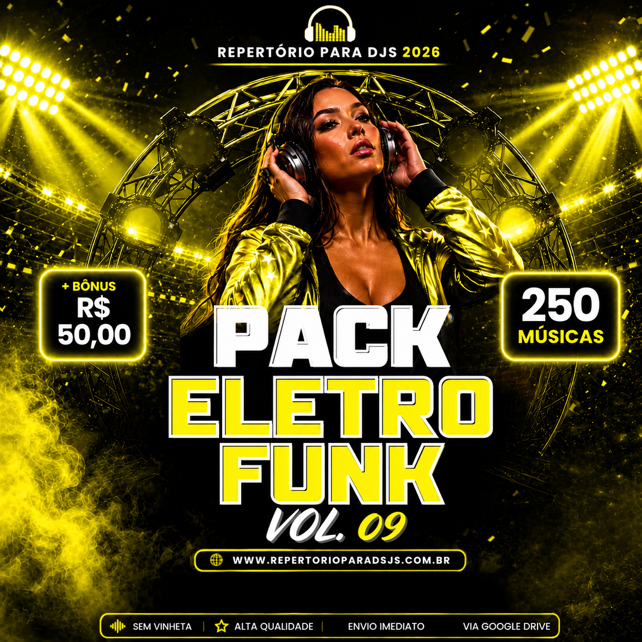 Pack Eletro Funk Vol.09 – Repertório para DJs 2026 